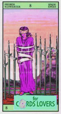 Meaning of the 8 of Swords on the Tarot