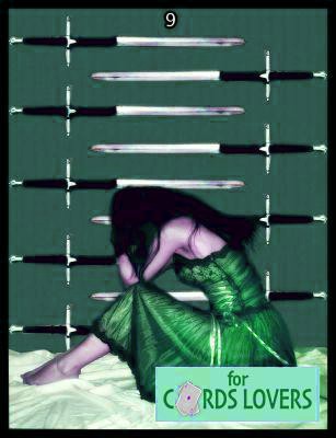 Meaning of the 9 of Swords on the Tarot