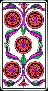 Significado de la carta  del 5 de Oros del Tarot