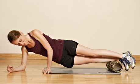 6 exercises with massage roller