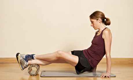 6 exercises with massage roller