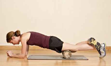 6 exercises with massage roller
