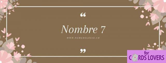 Numerologia 7: spiegazione del numero