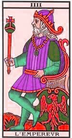 El Emperador del Tarot - Interpretación de la carta del Tarot de Marsella