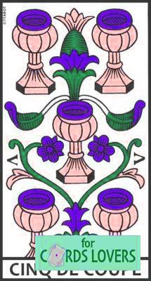 All the Meanings of the Card the 5 of Cups of the Tarot