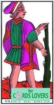 Significado de la carta de la Sota de Bastos del Tarot