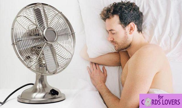 Dormire con un ventilatore è pericoloso?