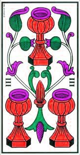 Todos los Significados de la Carta 3 de Copas del Tarot