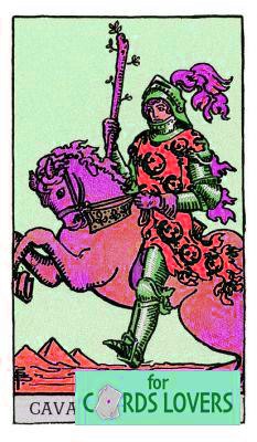 Significado del Caballero de Bastos en el Tarot